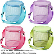 Beach Toy Shell Bag 1 Pack Shell Collecting Bag Sea Shell Bag Shell bag for Picking Up Shell Collecting Bags for Kids Random Color