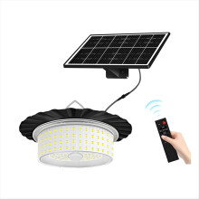 Suspension solaire à 244 LED avec détecteur de mouvement, lampe solaire pour abri de jardin, éclairage extérieur solaire à détecteur de