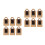2Sets Portable Brown Wrapping Boxes Sturdy Cake Dessert Storage Case 1