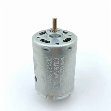 Motor elétrico micro RS-545 de alta velocidade e alta potência com rolamento de esferas duplo, 36 mm, 12 V-24 V, 33500 RPM para ferramentas de