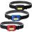 3Pcs Farol Frontal LED Para Corrida E Acampamento Preto 2