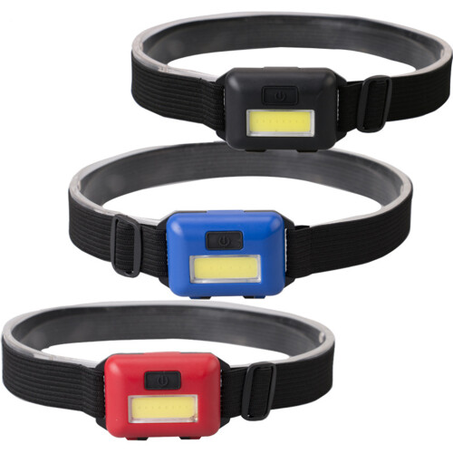 3Pcs Farol Frontal LED Para Corrida E Acampamento Preto 1