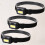 3Pcs Farol Frontal LED Para Corrida E Acampamento Preto 10