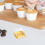 conjunto 100 caixas plásticas quadradas para puff gema 50g e moon cake 3