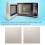2 x Replacement 12 x 12 cm Plate Mica For Microwave 1