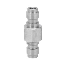 Paint Air Pcp Both End Male Quick Disconnect Adaptor Stainless Steel Double Male Fill Nipple