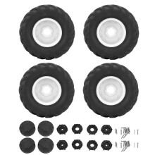 Monster Truck Rc Tyres Featuring Anti Skid Pattern And Excellent Shock Absorption With Foam Inserts Replacement Rear Wheels For All Terrain Driving
