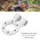 2pcs RC Trailer Hook 1/10 Crawler Aluminum Silver 4