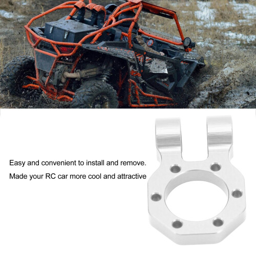 2pcs RC Trailer Hook 1/10 Crawler Aluminum Silver 2