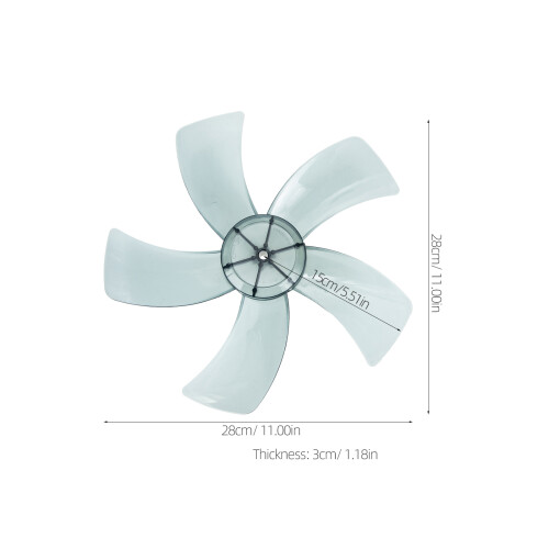 Conjunto De Pás De Ventilador Plástico Para Ventilador De Coluna 1
