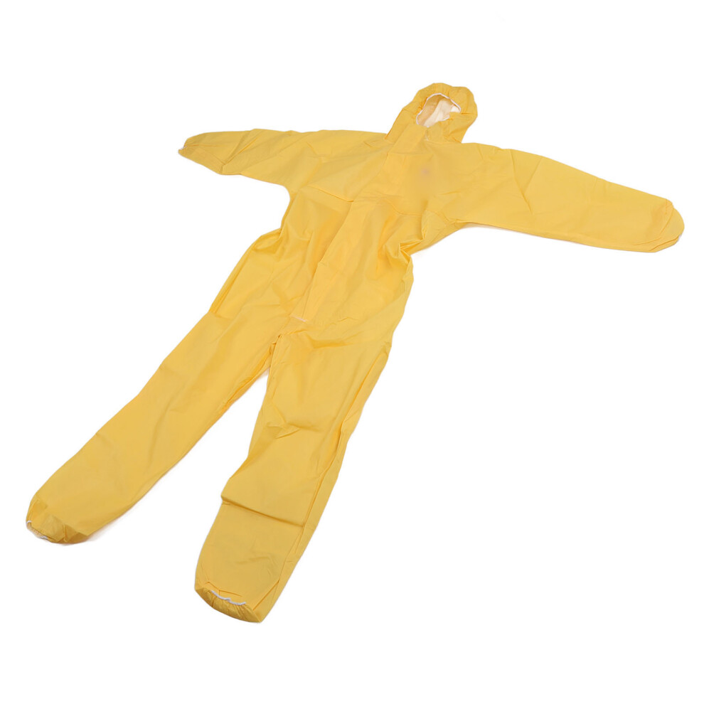 Yellow Xl Lab Protective Coverall For Acid & Alkali Resistance Fit For Au Safety 4261387166246