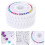 Conjunto Disco Redondo Para Bracelete Kumihimo Com Placa E Pino 11