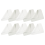 10 unid pano microfibra limpeza óculos câmera celular cinza branco 10