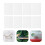 100Pcs White Natural Paper Bird Cage Liners Absorbent Disposable Pads 3