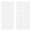 100Pcs White Natural Paper Bird Cage Liners Absorbent Disposable Pads 4