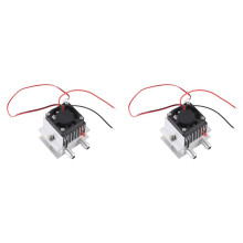 2X TEC1-12706 Thermoelektrisches Peltier-Modul Wasserkühlungssystem 60 W Kleinbausatz