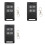 3X Wireless RF 433MHz Auto Copy Remote Control Electric Garage Door Opener Controller Duplicator Cloning Transmitter 1
