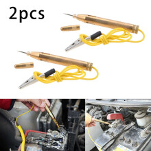 2x Bilkrets Säkringsspänningsprovare Testlampa Prob Penna DC6V/12V/24V