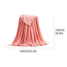 Supermjuk flanellfilt 100x140cm – Lätt, andningsbar fleecefilt för soffa, säng, hem och resor