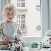 Lernspielzeug Küchengeräte, interaktives Rollenspielset für Kleinkinder – sicher, ungiftig, leuchtende Farben, geeignet für die frühkindliche
