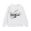 Kids letter print sweatshirt warm fleece pullover 1