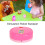 Simulation Robot Sweeper Mini Pink 3xAA Batteries 3