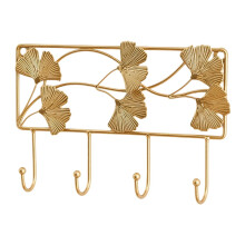 Gancho de pared, gancho para abrigos, diseño de hoja, resistente, multifuncional, moderno y decorativo para Square4Hooks