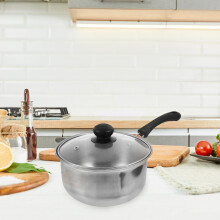 Stainless Steel Saucepan Set for Home Cooking