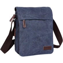 Lille retro herre crossbody-taske og skuldertaske i kanvas