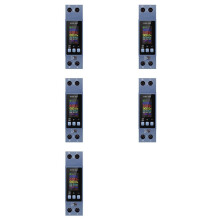 5X AC Voltmeter Ammeter Wattmeter Din Rail Mount Meter AC 100-290V KWh Power Meter LED Digital Display Detector