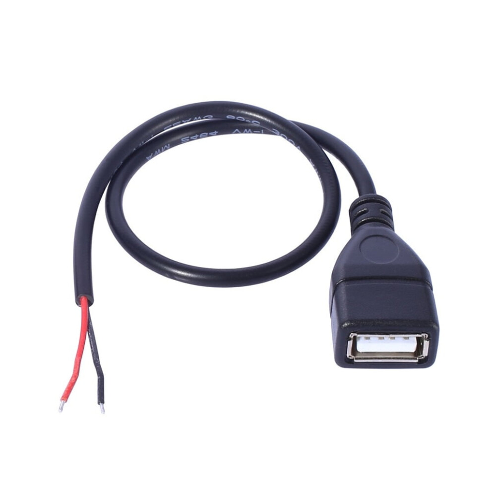 Usb Male 2Pin Wire Pigtail Cable Usb Power With 2Pin Wire Connector Black 9551475219547