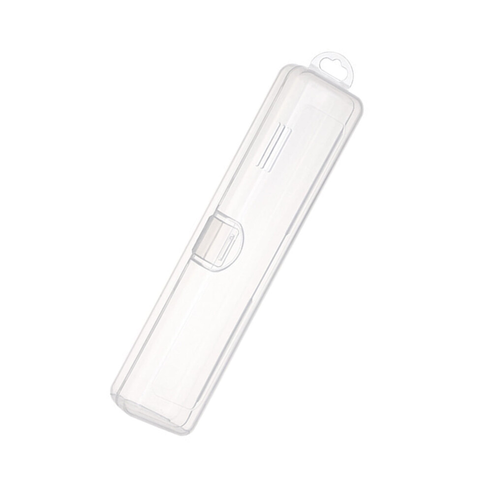 Clear Plastic Travel Toothbrush Container Multifunctional Cosmetic Storage Box Portable Dustproof Designs For Home Use 9551475220130