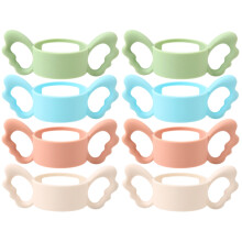 8Pièces Poignées Bébé Silicone Antidérapant Ergonomique