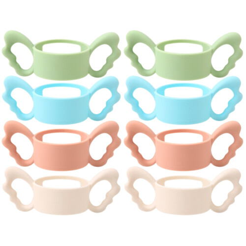 8Pièces Poignées Bébé Silicone Antidérapant Ergonomique