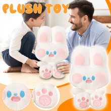 Muñeco de peluche novedoso, regalo perfecto, suave y corto, de algodón para mayor comodidad, portátil para el hogar, el coche, acampadas y fiestas.