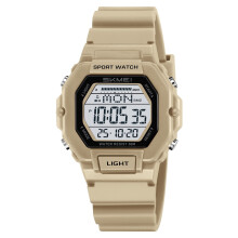 Orologio digitale multifunzione da uomo con retroilluminazione EL | Ideale per lavoro, sport, ambito militare e studentesco | Impermeabile