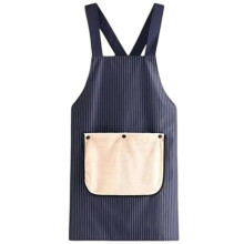Unisex-Küchenschürze, wasserdicht, mit gekreuztem Rückenteil, ideal zum Kochen, Backen und für Restaurants und Gärten.