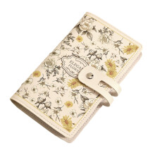 Elegante portafoglio multi-carta in PVC impermeabile, formato portatile, può contenere fino a 20 carte. Accessorio ideale per gli spostamenti