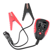 Intelligenter Kfz-Batterietester mit 12-V-LCD-Bildschirm, Spannungs-, Ah- und CCA-Diagnose, integriertem akustischem Signal und sicherem Dauertest