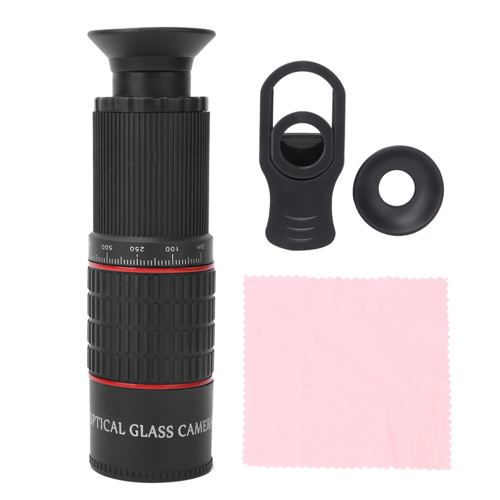 Hd Telephoto Lens For Mobile Phones, 20X Magnification Zoom Tool With Clip, Universal Smartphone Accessory For Travel Hiking Bird Watching Photography 9049227014224