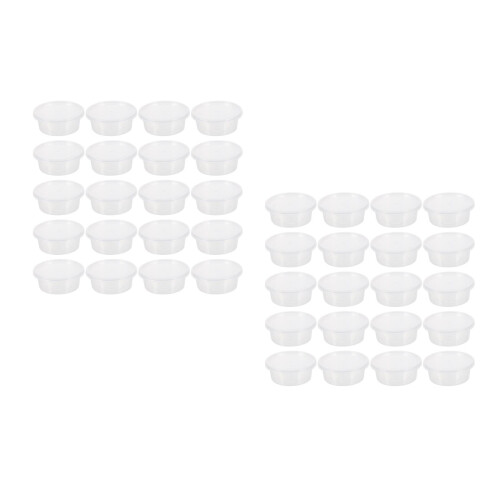 200Sets Plastic Vershouddozen Transparant Voor Fruit En Snacks
