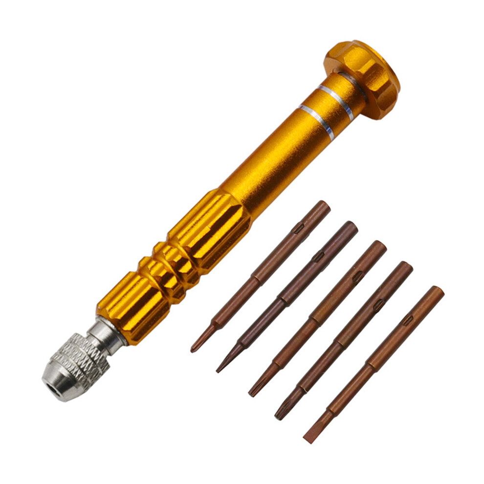 Precise 5 In 1 Screwdriver Disassembly Set For Computer, Glasses, And Watch Maintenance Outdoor Camping Professional Use 9340959307111