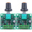 2-Piece DC Motor Speed Controller 1.8-15V 2A PWM 9