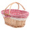 Panier En Osier Rouge Élégant Pour - Cadeaux 8