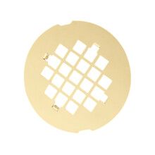 Multipurpose Steel Round Drain Cover with Quick-Install Design 4" Diameter Bathroom Shower Gasket Commercial Grade