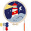 Κιτ χειροτεχνίας Lighthouse Punch με νήμα, ξύλινο κρίκο και σφραγισμένα σχέδια – Δώρα DIY 1