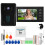 Sistema de interfone com vídeo Wi-Fi e visão noturna, monitor touchscreen de 7 polegadas, campainha HD com câmera, desbloqueio remoto, interfone 1