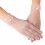 Korte blondehandsker til damer til ridning og bryllup, sort/pink 1
