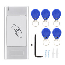 Key Ring Attached RFID Proximity Tag, 125KHz RFID Universal125kHz Tags Compatible Contactless Transmission for App Controlled Door Lock with Read