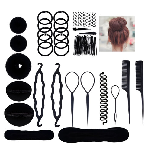 71 Pcs/Set Hair Styling Clips Bun Makers Twist Braid Ponytail Tools Accessories